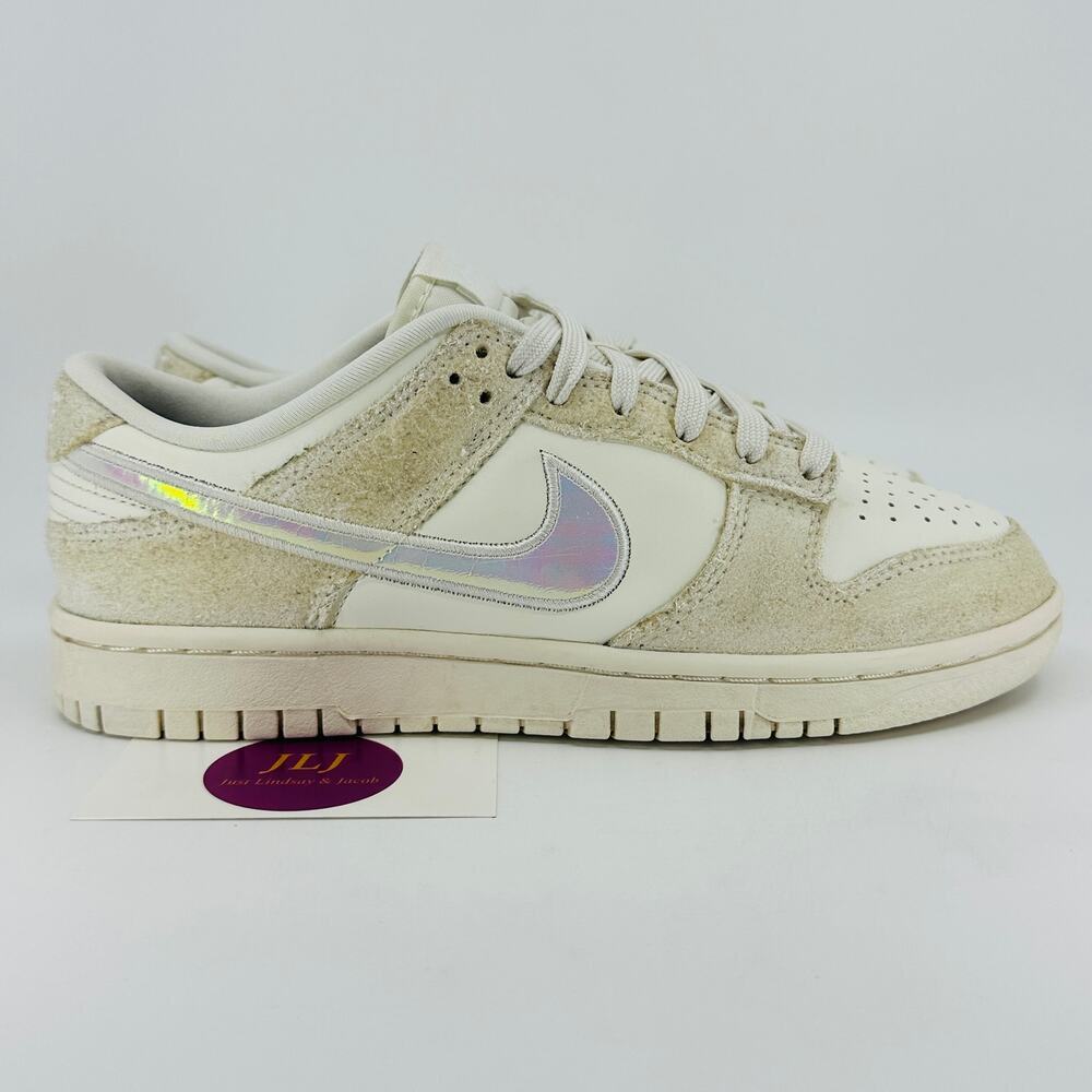 Nike Women's Dunk Low 'Iridescent Swoosh' Casual Sneakers HF5074-133 Size 8